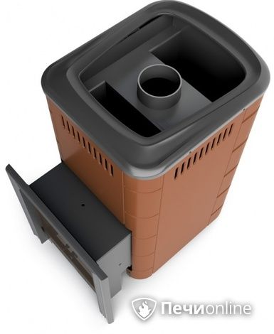 Печь для бани на газу TMF Уренгой 2018 Inox БСЭ терракота в Клине